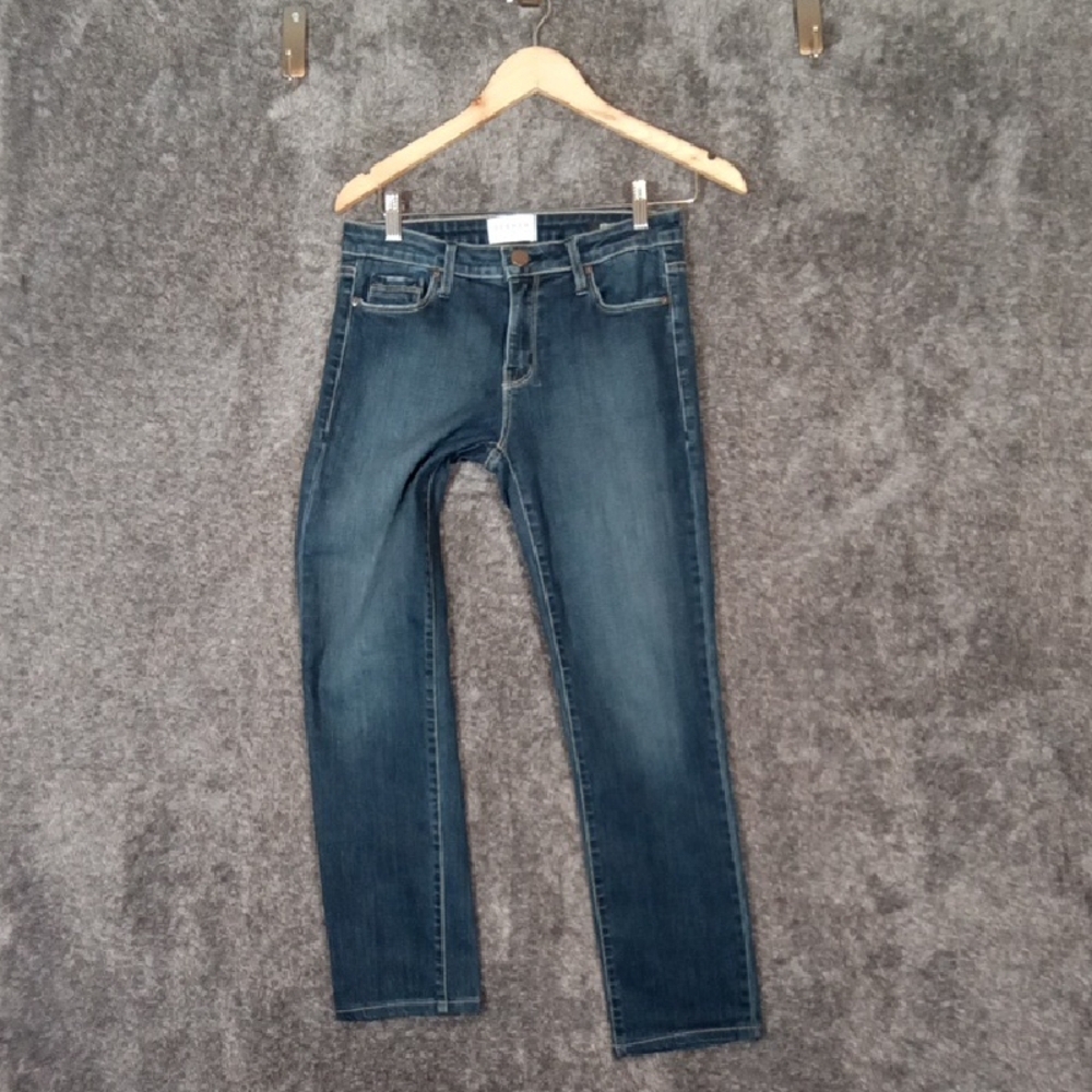 PARKER SMITH Dark Blue Jeans Straight Leg Low Rise Womens 27